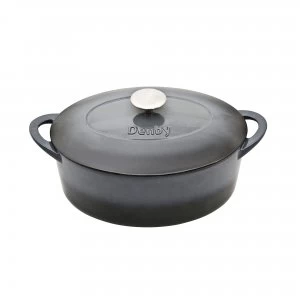 image of Denby Halo Cast Iron 28Cm Oval Casserole