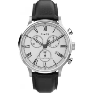 Image of Gents Waterbury Classic Chronograph Silver Watch TW2U88100