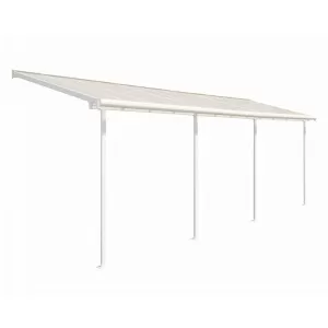 Image of Palram Sierra Patio Cover 2.3m x 6.9m - White Clear