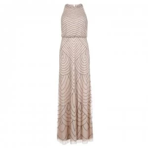 Adrianna Papell Maxi Dress - Nude