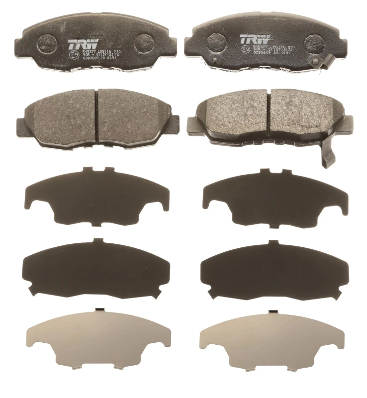 Image of TRW GDB3609 Brake pad set with acoustic wear warning Brake Pad Set,disc brake (402)