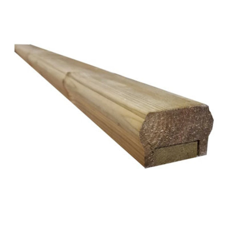 Image of Snowdon Timber Treated Decking Handrail/baserail (L) 2.39M (W) 70mm (T) 45mm 2 Pack