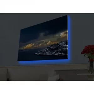 Image of 4570HDACT-063 Multicolor Decorative LED Lighted Canvas Painting