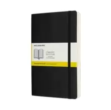 Image of Moleskine Expanded Large Squared Softcover Notebook : Black