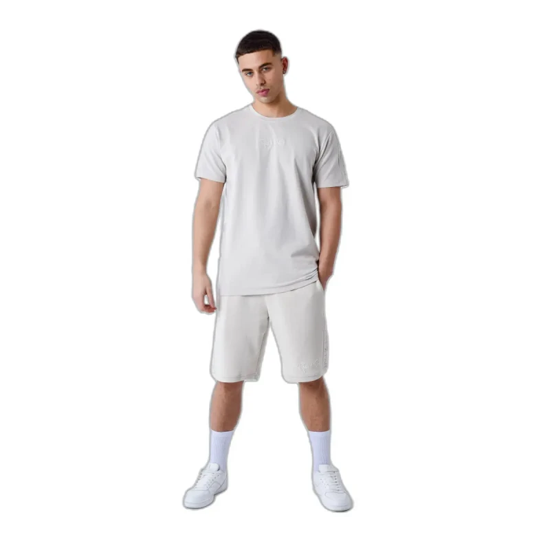 Image of Project X Paris Embroidered logo band shorts Project X Paris Gris Male S