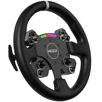 image of MOZA Racing CS V2 Steering Wheel - Leather (33 cm) (RS026)