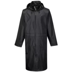 S438BKRL - sz l Classic Adult Rain Coat - Black - Black - Portwest