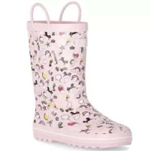 Image of Trespass Starryton Kids Waterproof Wellington Boots UK Size 7 (EU 25, US 8)