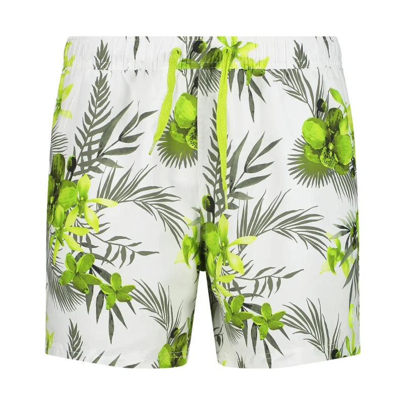 Image of Tropical patterned swim shorts CMP Vert Male S