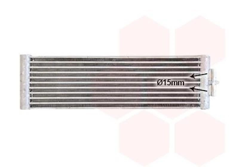 Image of VAN WEZEL Automatic transmission oil cooler VAN WEZEL 30013718