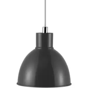 Image of Nordlux Pop Dome Pendant Ceiling Light Anthracite, E27