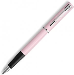 Waterman Allure Macaron Pink Pastel Lacquer Fountain Pen Fine Nib Blue