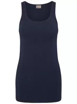 image of VERO MODA U-neck Tank Top Women Blue