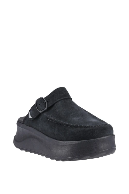 Image of HEYDUDE Womens Delray Clog in Black Size: 6 Black Female 6
