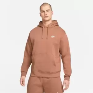 Image of Nike Club Hood Po Bb 22 - Brown