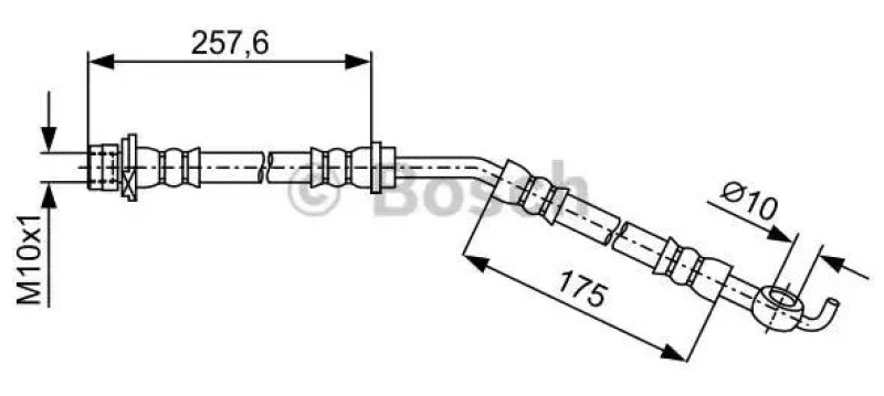 Image of Bosch 1 987 481 932 Brake Hose Brake Hose (83)