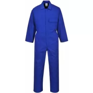 image of 2802 - Royal Blue Standard Coverall boiler suit sz Medium Regular - Portwest