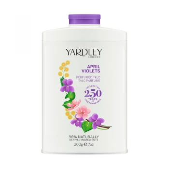 image of Yardley April Violets Talc 200g