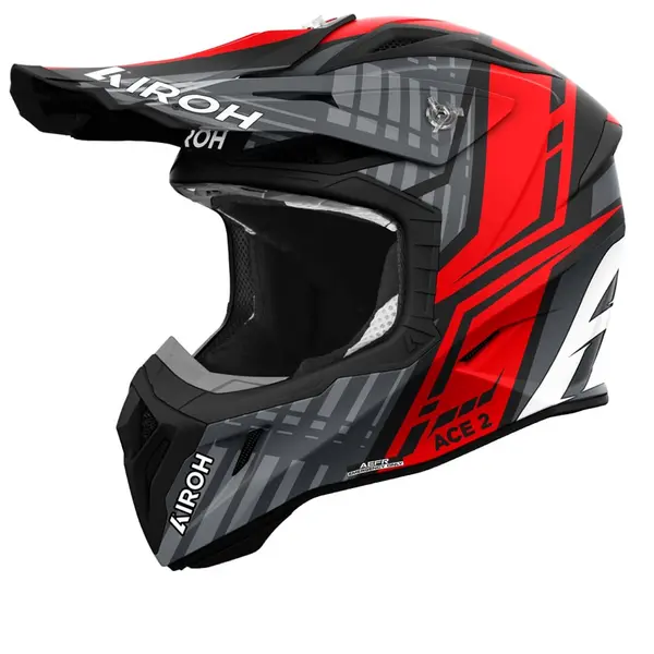 Image of Airoh Aviator Ace 2 Proud Red Matt Offroad Helmet Size S