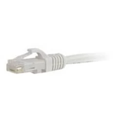 image of C2G .5m Cat6 550 MHz Snagless Patch Cable - White