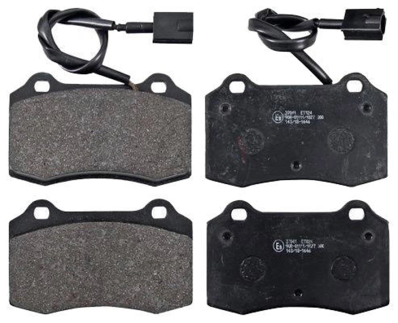 Image of A.B.S. 37041 Brake pad set with integrated wear sensor Brake Pad Set,disc brake (402)
