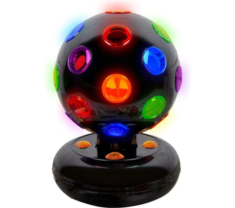 Image of GLOBAL GIZMOS 45860 5" LED Disco Ball - Black 5025301458607