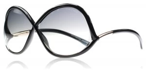Image of Tom Ford Ivanna Sunglasses Black 01B 64mm