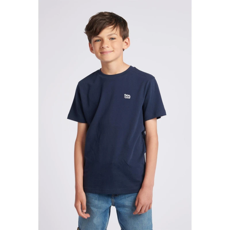 Image of Lee Kids Classic Regular Fit T-Shirt Navy blazer male 7-8 (S)
