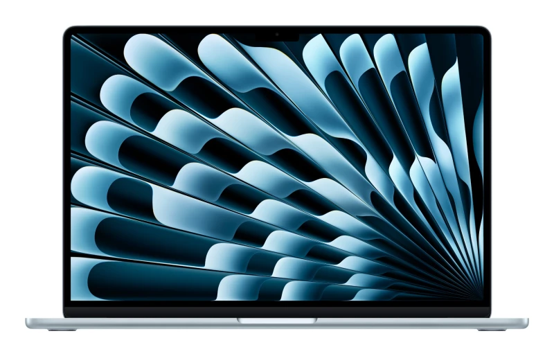 Image of Apple 15" MacBook Air, M4, 24GB RAM, 10 Core GPU, 512GB, 2025 - Sky Blue