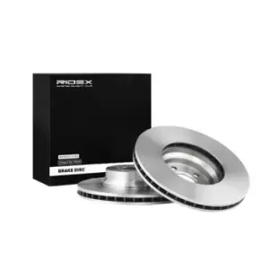 Image of RIDEX Brake disc Front Axle 82B0298 Brake rotor,Brake discs BMW,5 Touring (E61),7 (E65, E66, E67),6 Coupe (E63),6 Cabrio (E64)