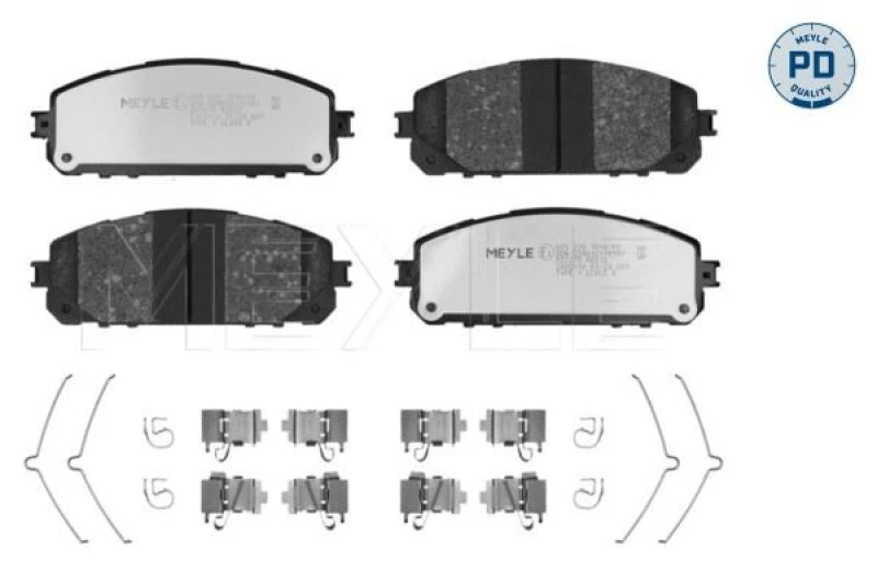 Image of Brake pad set MEYLE 025 220 7018/PD