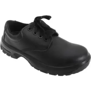 Image of Dennys Comfort Grip Lace Up Safety Shoes (47) (Black) - Black