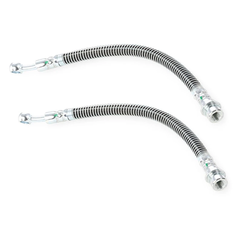 Image of RIDEX 83B0806 Brake Hose Front Axle, without banjo bolt Brake Hose (83)