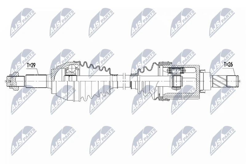 Image of NTY Drive shaft NTY NPW-NS-098