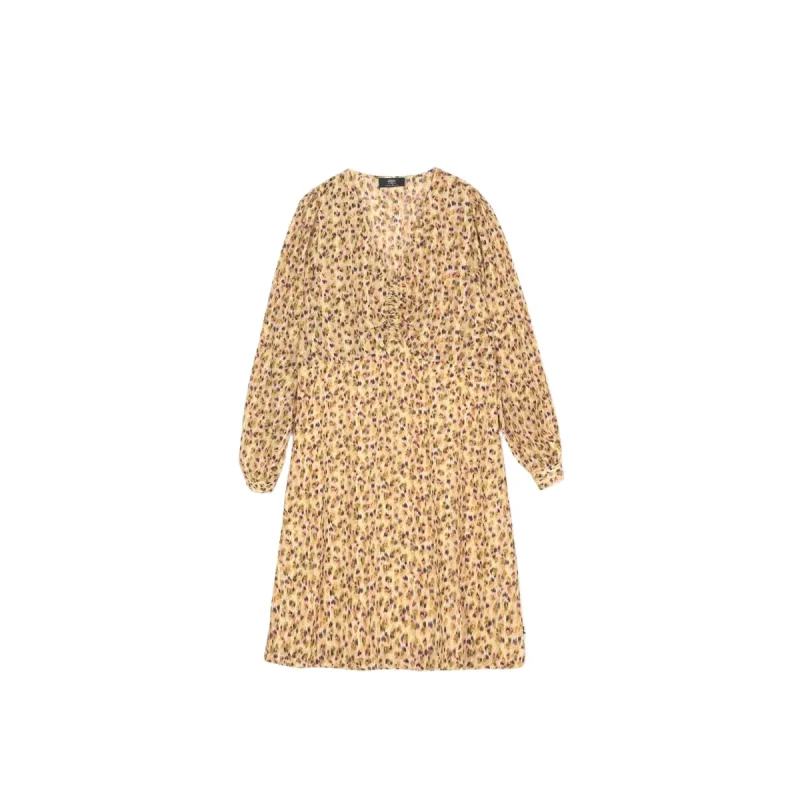 Image of Le Temps des cerises Womens dress Le Temps des cerises Nahia Beige Female XS