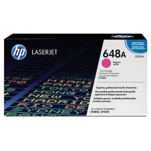 Image of HP 648A Magenta Laser Toner Ink Cartridge