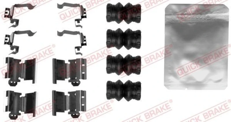 Image of QUICK BRAKE Brake pad fitting kit QUICK BRAKE 109-1897