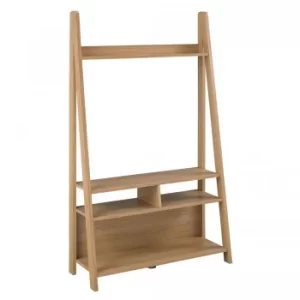 Image of Scandinavia Oak Effect Ladder TV Unit