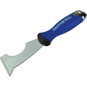 Image of Faithfull Soft Grip Decorators 4-In-1 Tool