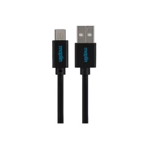 Image of Maplin Premium USB A 2.0 Male to Mini USB B Male Cable 0.5m Black