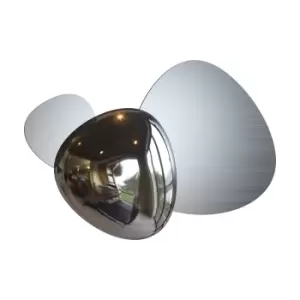 Image of Jack-stone Modern Integrated LED Wall Lamp Nickel, 3000K