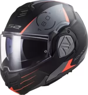Image of LS2 FF906 Advant Codex Helmet, black-grey-silver, Size 3XL, black-grey-silver, Size 3XL