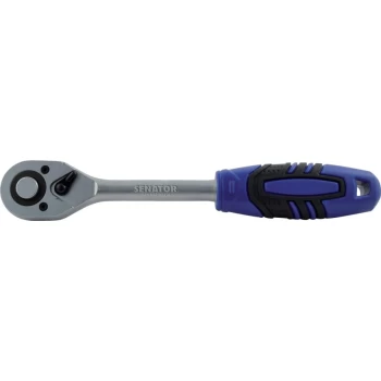 1/2 Sq. Dr. Q/R 72T Ratchet Handle - Rubber"