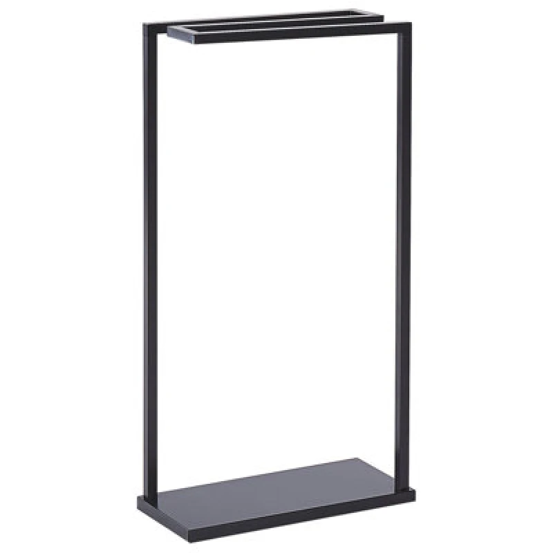 Image of Beliani Towel Stand Garcitas Metal Black