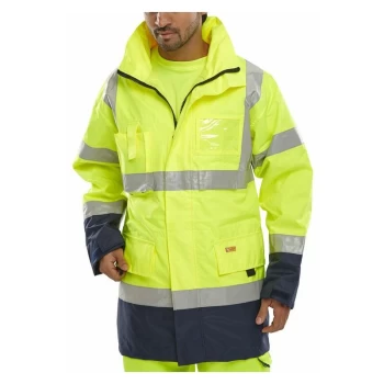 Image of BD109 SAT YEL NAVY JACKET 6XL - B-seen Hv Outer Wear