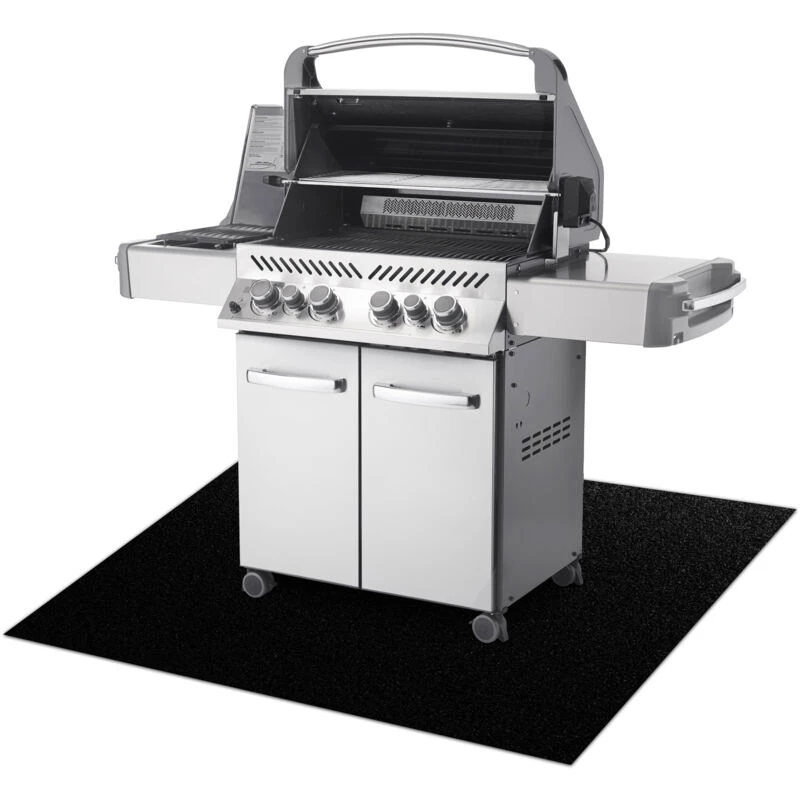Image of RUGSX Rugsx - triumph 990 protective grill mat for terrace, outdoor - Black 100x200cm @233813