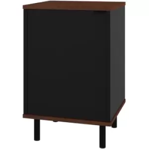 image of Out & out Brooklyn Black Side Table- H.58 x W.38 x D.36cm