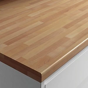 Wickes Laminate Worktop Cherry Block Effect 3000 x 600 x 38mm