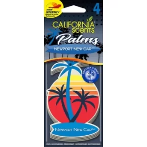 image of California Car Scents Newport New Car Air freshener (Case Of 4)