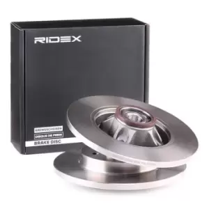 Image of RIDEX Brake disc 82B0700 Brake rotor,Brake discs PEUGEOT,CITROEN,DS,308 SW I (4E_, 4H_),5008 (0U_, 0E_),308 I Schragheck (4A_, 4C_),PARTNER Tepee